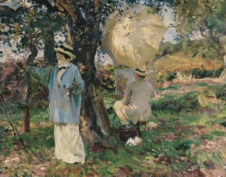 John Singer Sargent The Sketchers china oil painting image